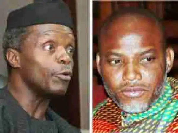 "Withdraw All Charges Against Me" - Nnamdi Kanu To Acting President Osinbajo